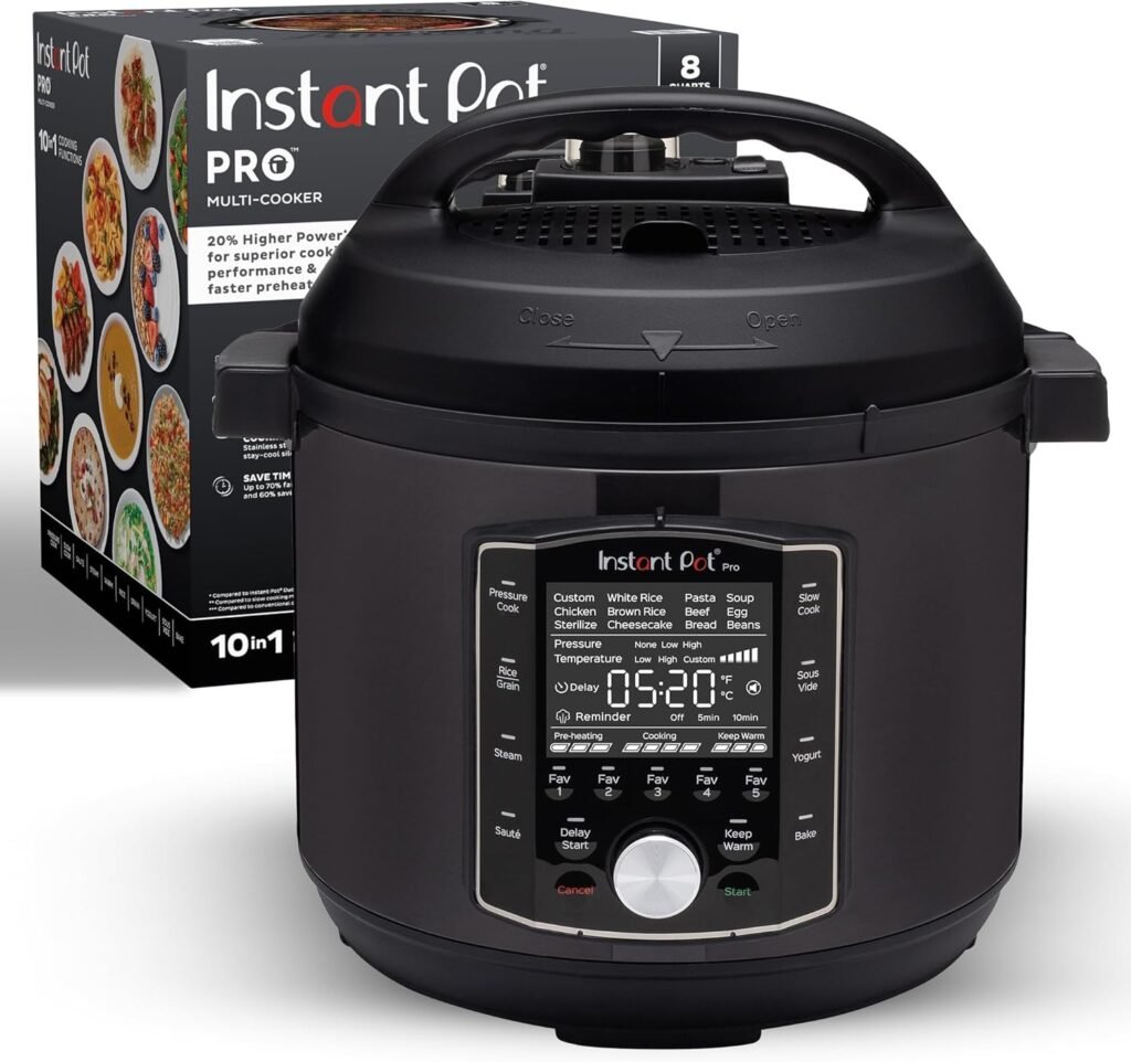 Instant Pot Pro 8 QT 10-in-1 Pressure Cooker Deal – Essential, Time-Saving Multicooker